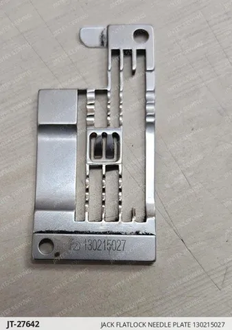 JACK FLATLOCK NEEDLE PLATE 130215027 — JT-27642 sewing machine spare part