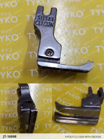 P/Foot CL1/32N with Groove — JT-16998 sewing machine spare part
