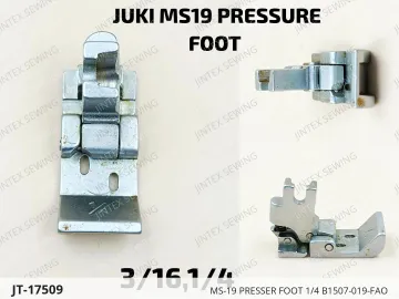 Juki MS-19 Presser Foot 1/4 B1507-019-FAO — JT-17509 sewing machine spare part
