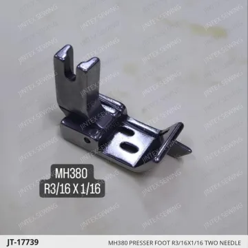 MH380 Presser Foot R3/16X1/16 Two Needle — JT-17739 sewing machine spare part