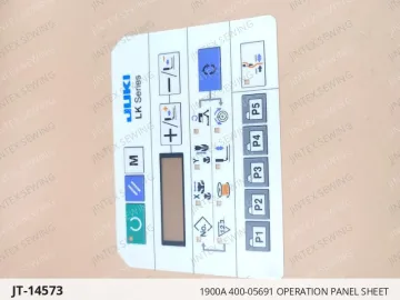 1900A 400-05691 OPERATION PANEL SHEET — JT-14573 sewing machine spare part