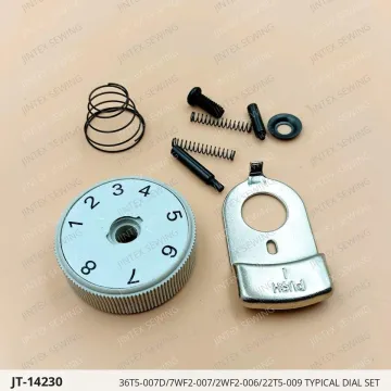 36T5-007D/7WF2-007/2WF2-006/22T5-009 Typical Dial Set — JT-14230 sewing machine spare part
