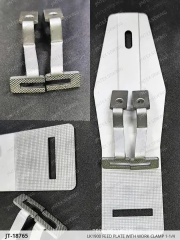 Juki LK1900 Feed Plate with Work Clamp 1-1/4 — JT-18765 sewing machine spare part