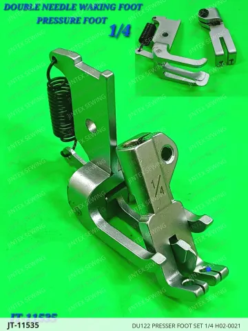 DU122 PRESSER FOOT SET 1/4 H02-0021 — JT-11535 sewing machine spare part