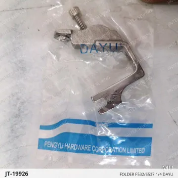 Folder F532/S537 1/4 Dayu — JT-19926 sewing machine spare part