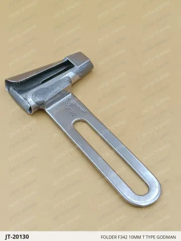 Folder F342 10MM T Type Godman — JT-20130 sewing machine spare part