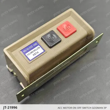 Acc Motor on Off Switch Godman 3P — JT-21996 sewing machine spare part
