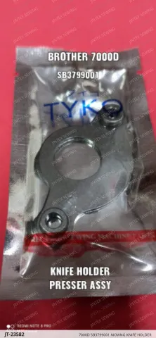 7000D SB3799001 Moving Knife Holder — JT-23582 sewing machine spare part