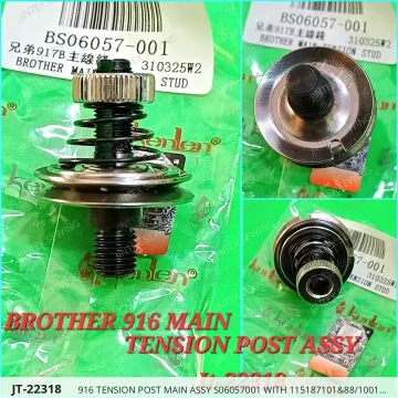 916 Tension Post Main ASSY S06057001 with 115187101&88/100136001  Kenlen — JT-22318 sewing machine spare part