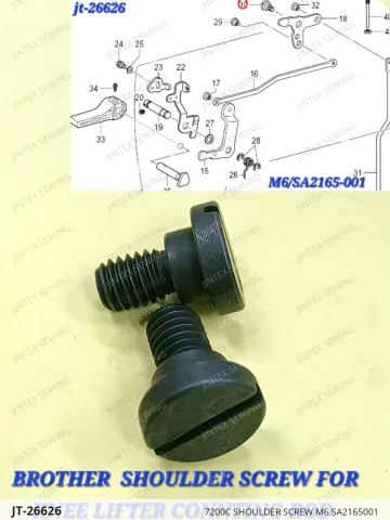Brother 7200C Shoulder Screw M6 SA2165001 — JT-26626 sewing machine spare part