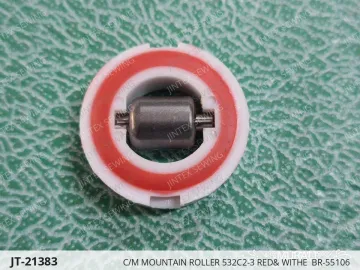 C/M MOUNTAIN ROLLER 532C2-3 RED& WITHE  BR-55106 — JT-21383 sewing machine spare part