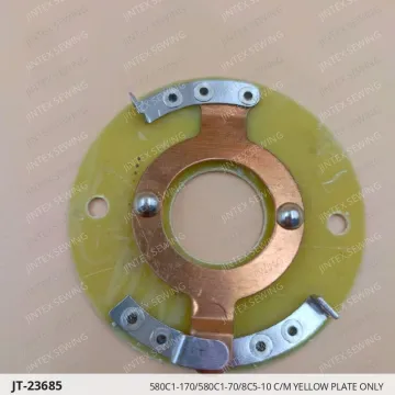 580C1-170/580C1-70/8C5-10 C/M YELLOW PLATE ONLY — JT-23685 sewing machine spare part