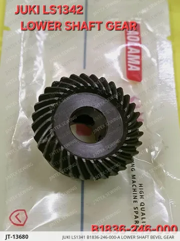 JUKI LS1341 B1836-246-000-A LOWER SHAFT BEVEL GEAR — JT-13680 sewing machine spare part