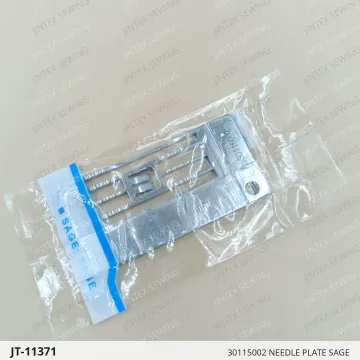 30115002 NEEDLE PLATE SAGE — JT-11371 sewing machine spare part
