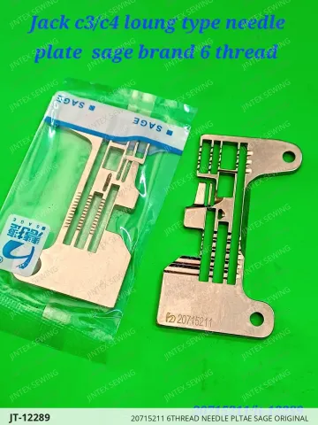 20715211 6THREAD NEEDLE PLTAE SAGE ORIGINAL — JT-12289 sewing machine spare part