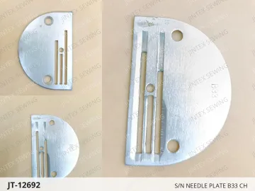 S/N NEEDLE PLATE B33 CH — JT-12692 sewing machine spare part
