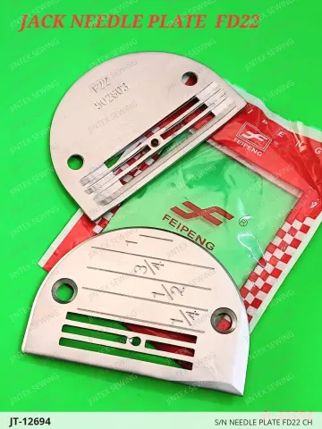 S/N NEEDLE PLATE FD22 CH — JT-12694 sewing machine spare part
