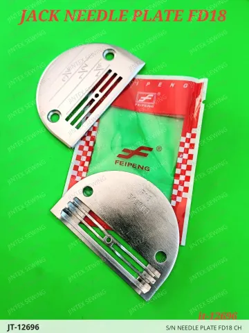 S/N NEEDLE PLATE FD18 CH — JT-12696 sewing machine spare part