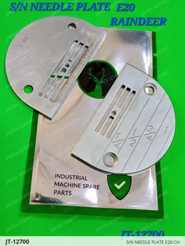 S/N NEEDLE PLATE E20 CH — JT-12700 sewing machine spare part