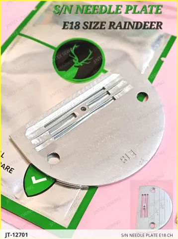 S/N NEEDLE PLATE E18 CH — JT-12701 sewing machine spare part