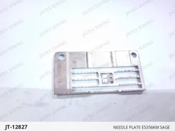 NEEDLE PLATE E5356KM SAGE — JT-12827 sewing machine spare part