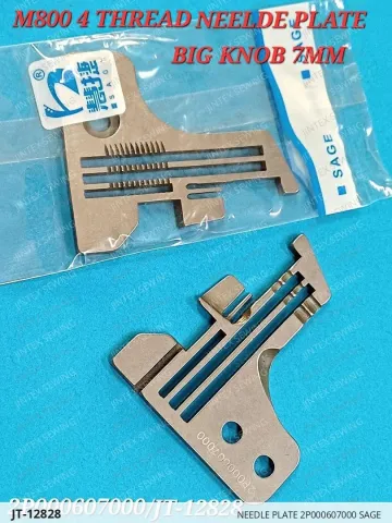 NEEDLE PLATE 2P000607000 SAGE — JT-12828 sewing machine spare part