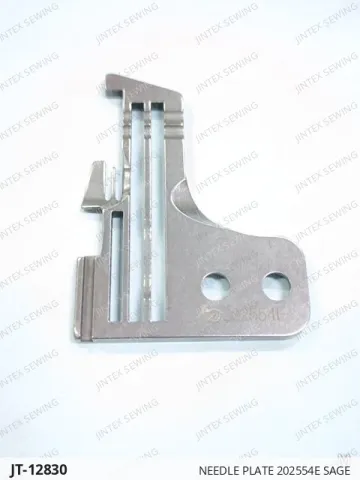 NEEDLE PLATE 202554E SAGE — JT-12830 sewing machine spare part