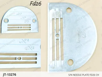 S/N NEEDLE PLATE FD26 CH — JT-13276 sewing machine spare part