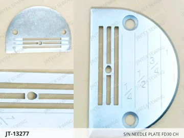 S/N NEEDLE PLATE FD30 CH — JT-13277 sewing machine spare part