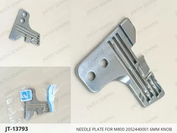 NEEDLE PLATE FOR M800 2052440001 6MM KNOB — JT-13793 sewing machine spare part