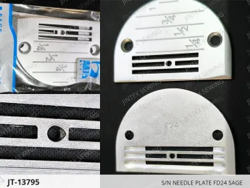 S/N NEEDLE PLATE FD24 SAGE — JT-13795 sewing machine spare part