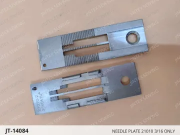 NEEDLE PLATE 21010 3/16 ONLY — JT-14084 sewing machine spare part