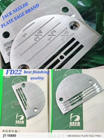 S/N NEEDLE PLATE FD22 TYKO — JT-15885 sewing machine spare part