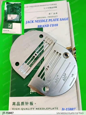 S/N NEEDLE PLATE F18 TYKO — JT-15887 sewing machine spare part