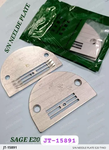 S/N NEEDLE PLATE E20 TYKO — JT-15891 sewing machine spare part