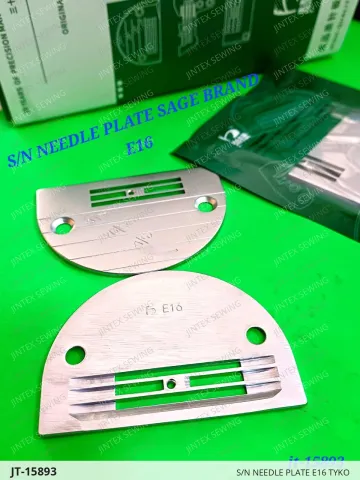 S/N NEEDLE PLATE E16 TYKO — JT-15893 sewing machine spare part