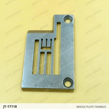 NEEDLE PLATE Y3008025 — JT-17118 sewing machine spare part