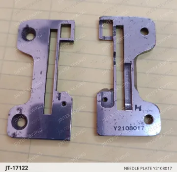 NEEDLE PLATE Y2108017 — JT-17122 sewing machine spare part