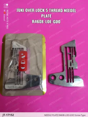 NEEDLE PLATE R4608-LOE-GOO Screw Type — JT-17152 sewing machine spare part
