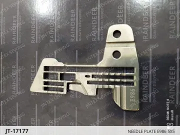 NEEDLE PLATE E986 5X5 — JT-17177 sewing machine spare part