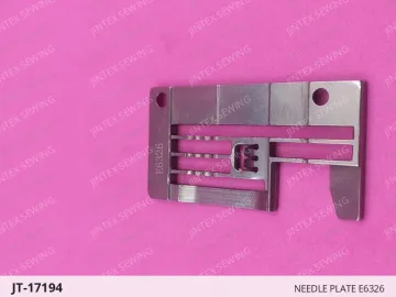 NEEDLE PLATE E6326 — JT-17194 sewing machine spare part