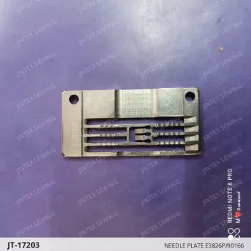 NEEDLE PLATE E3826P/90166 — JT-17203 sewing machine spare part