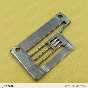 NEEDLE PLATE E3326 — JT-17206 sewing machine spare part