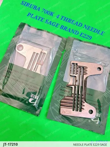 NEEDLE PLATE E229 SAGE — JT-17210 sewing machine spare part