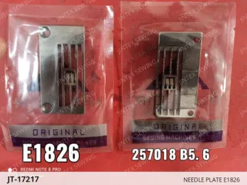 NEEDLE PLATE E1826 — JT-17217 sewing machine spare part