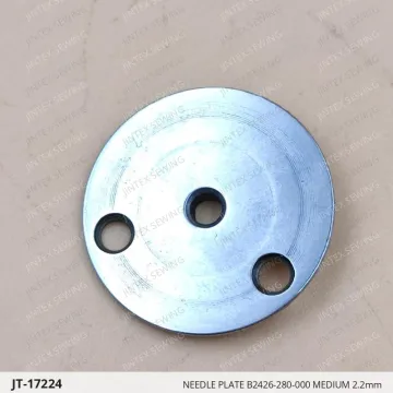 NEEDLE PLATE B2426-280-000 MEDIUM 2.2mm — JT-17224 sewing machine spare part