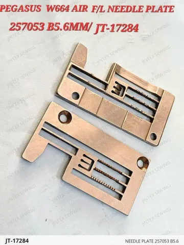NEEDLE PLATE 257053 B5.6 — JT-17284 sewing machine spare part