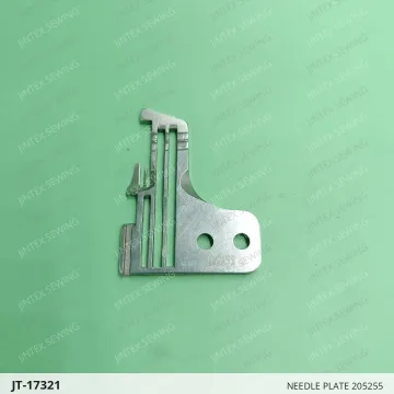 NEEDLE PLATE 205255 — JT-17321 sewing machine spare part