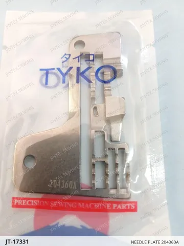 NEEDLE PLATE 204360A — JT-17331 sewing machine spare part