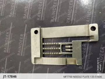MF7700 NEEDLE PLATE 133-51606 — JT-17846 sewing machine spare part